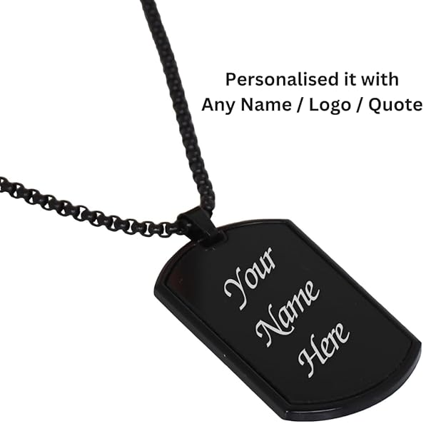 CrownLit Personalised Name Pendant Valentines Gift