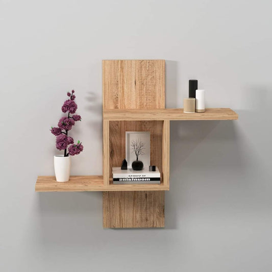 ADORN WORLD Wooden Wall Shelves for Living Room
