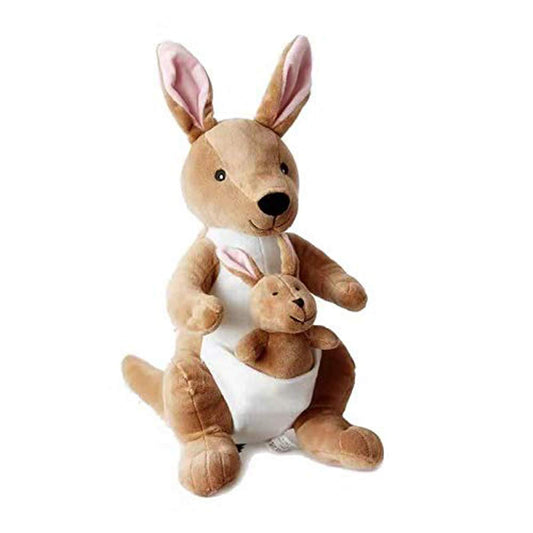 Kangaroo with Baby Soft Toy
