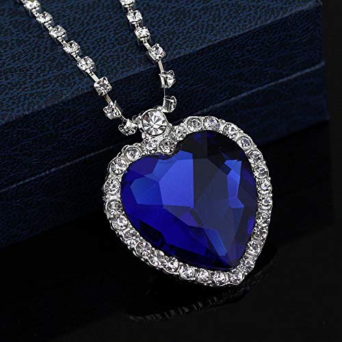 Crystal Heart Titanic Necklace