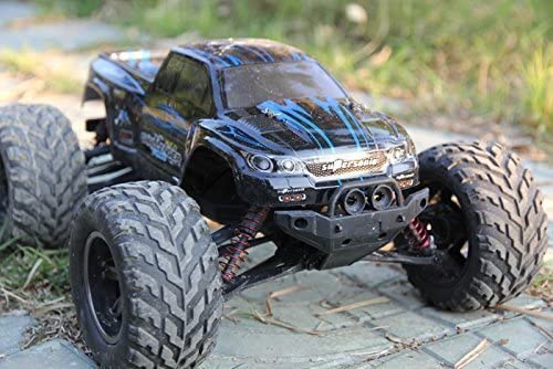 KIPIT Hobby Grade 1:16 Scale Remote Control Truck, 4WD Top Speed 40+ Kmh All Terrains Electric Toy Off Road RC Truck Vehicle Car Crawler with 1 Rechargeable Batterie for Boys Kids and Adults, Multi