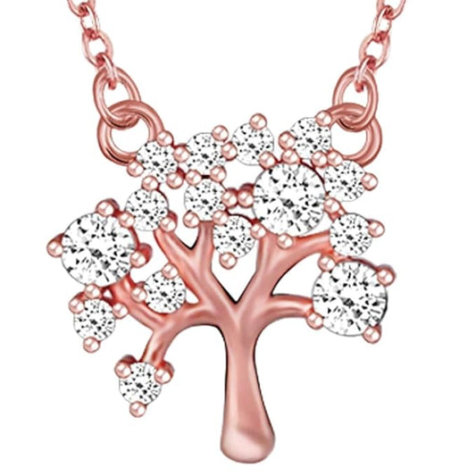 Rose Gold Tree of Life Necklace