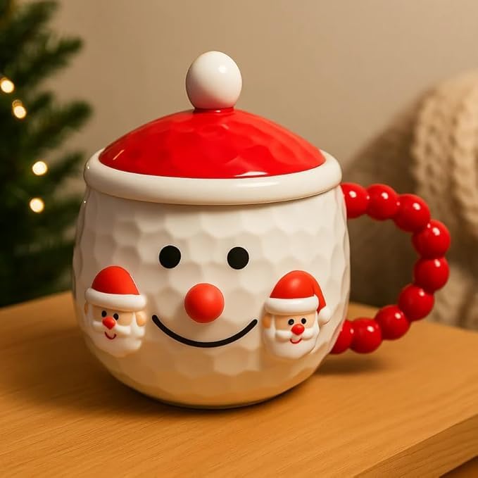 CORAL TREE Snowmen Coffee Set with Mug and Saucer