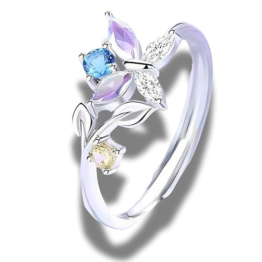 Silver Butterfly Ring