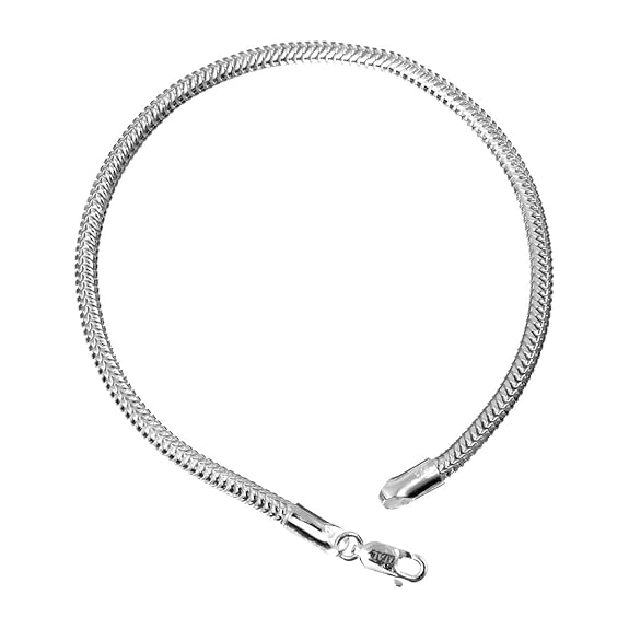 Sterling Silver Snake Bracelet