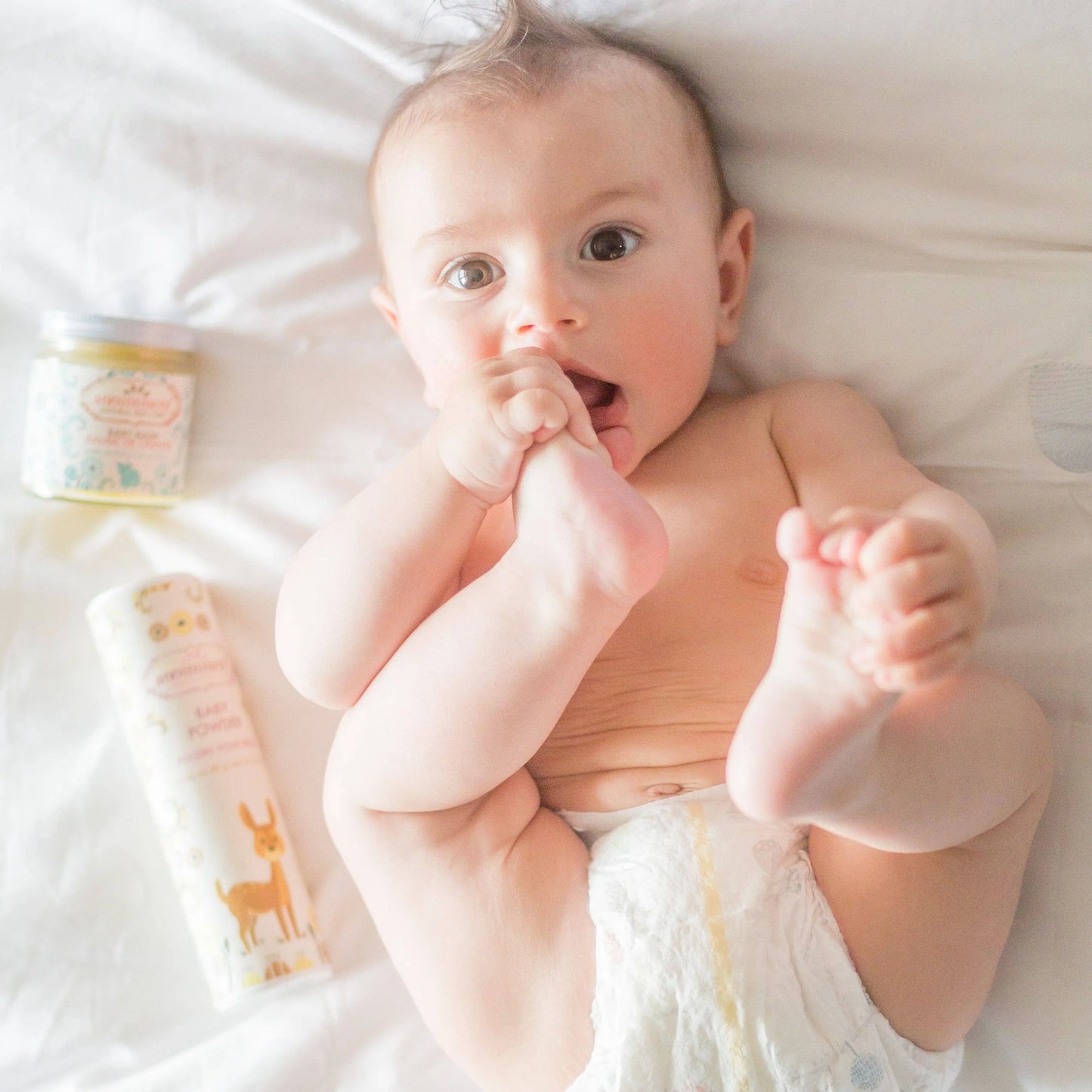 Talc-Free Organic Herbal Baby Powder