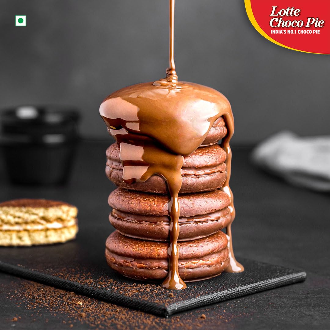 Lotte Choco Pie - Soft Biscuits coated with Premium Chocolate