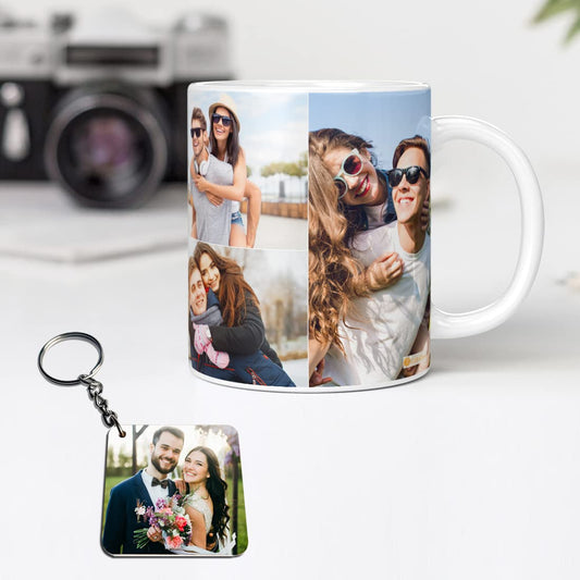 Photo Printed Cup and Key Chain