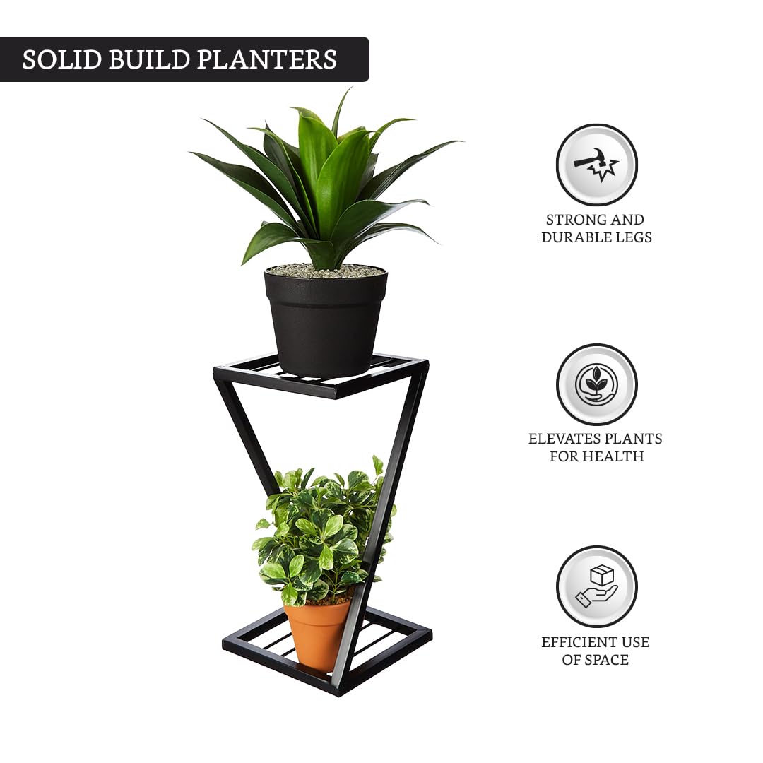 Solimo Stylish Metal Plant Stand