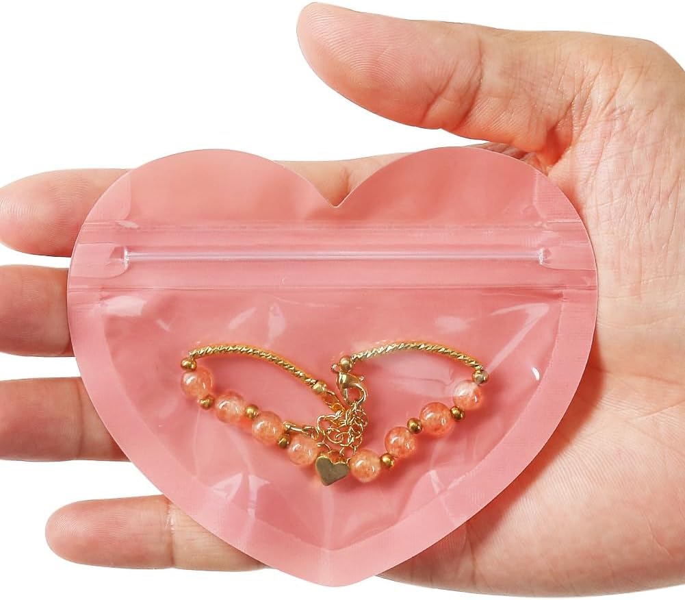Heart-Shaped Jewelry Bags