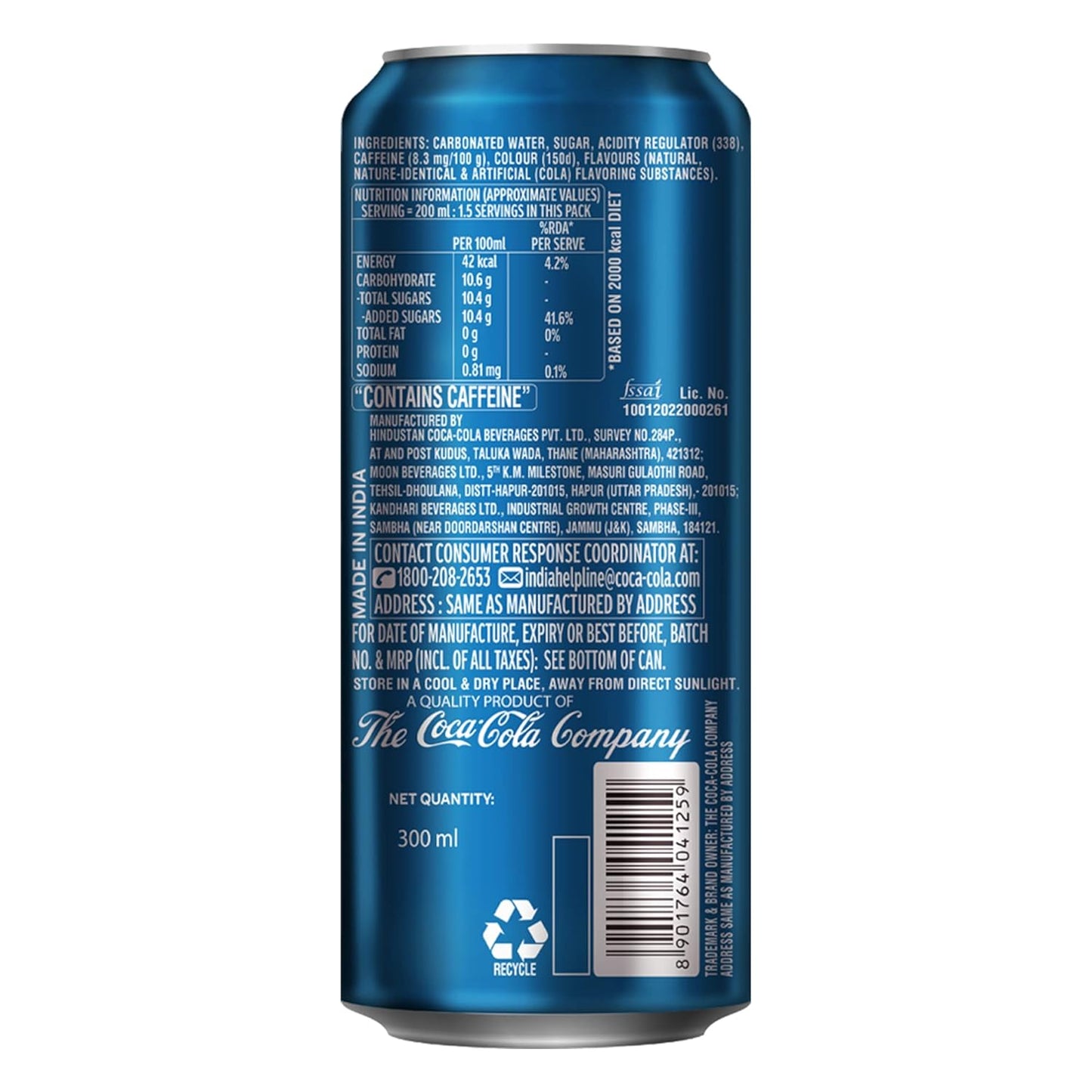 Thums Up Soft Drink Can
