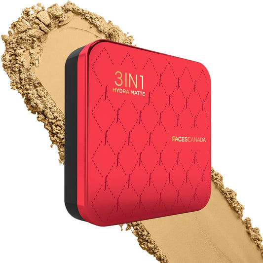 FACES CANADA 3 in 1 All Day Hydra Matte Compact Powder