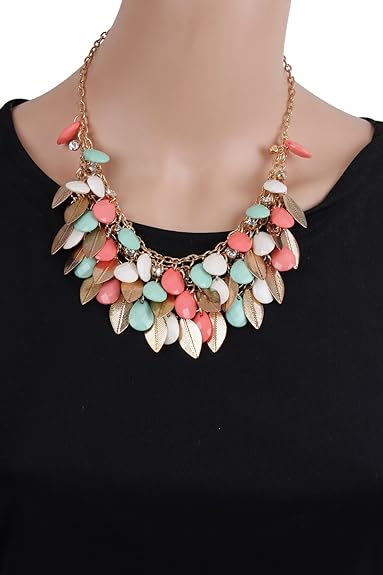 Multicolor Metal Choker Necklace