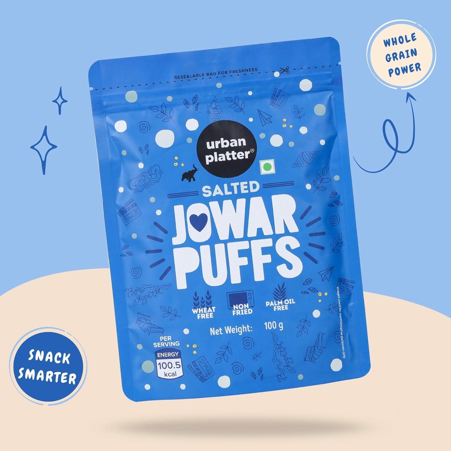 Urban Platter Salted Jowar Puffs