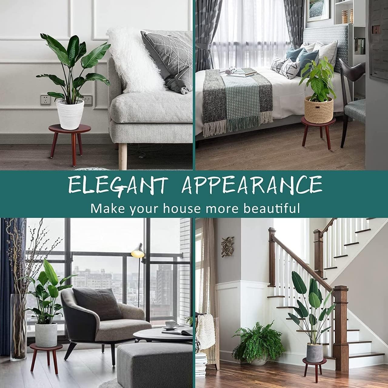 WOODEN Multifunctional Plant Stand