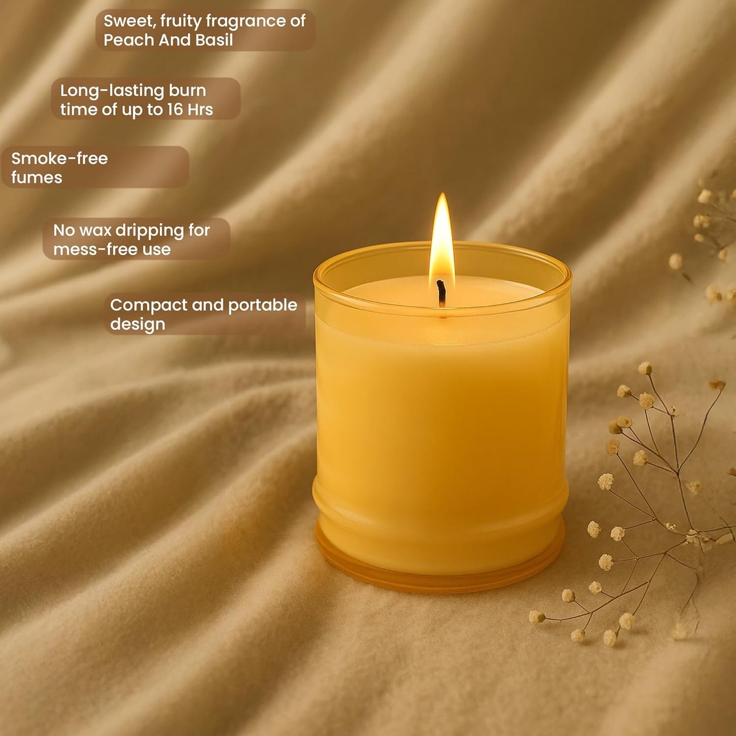 Scented Glass Candle