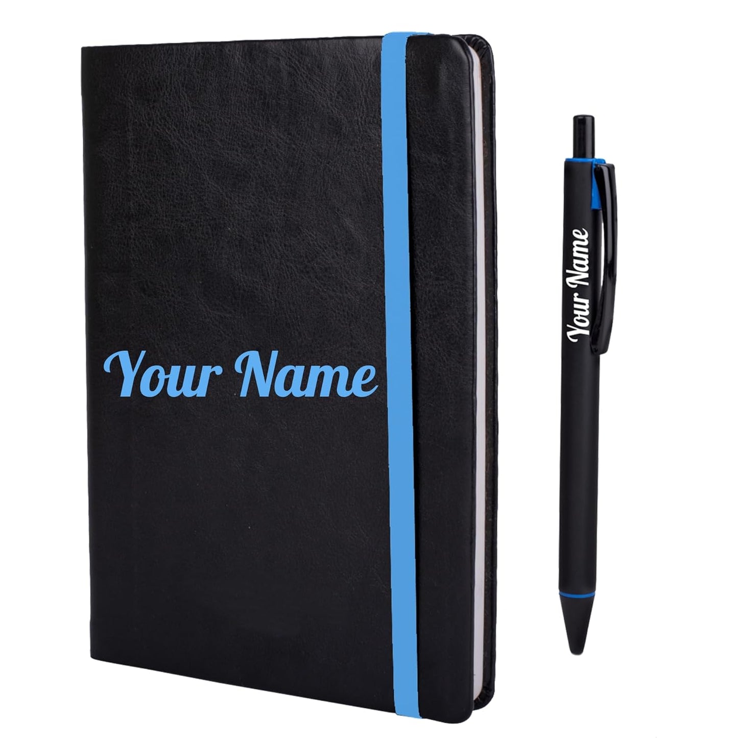Your Name Print Diary with pen Customised