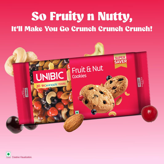 UNIBIC Cookies, Fruit & Nut Cookies
