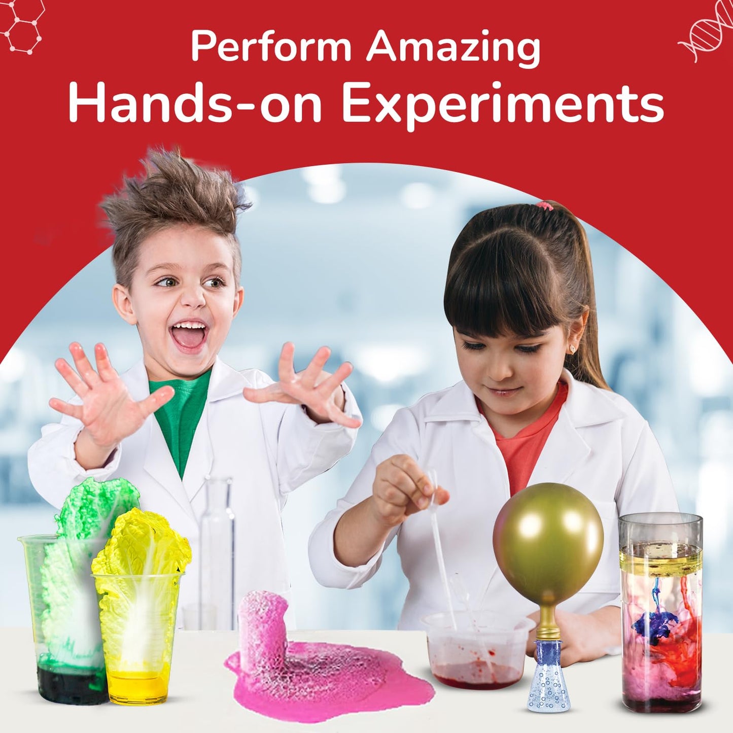 Smartivity My First Science Kit | Starter Science Experiment Kit for Kids 6 to 12 Years Old | Birthday Gifts for Boys & Girls | STEM Educational Toy for Kids 6,7,8,9,10,11,12 Years Old