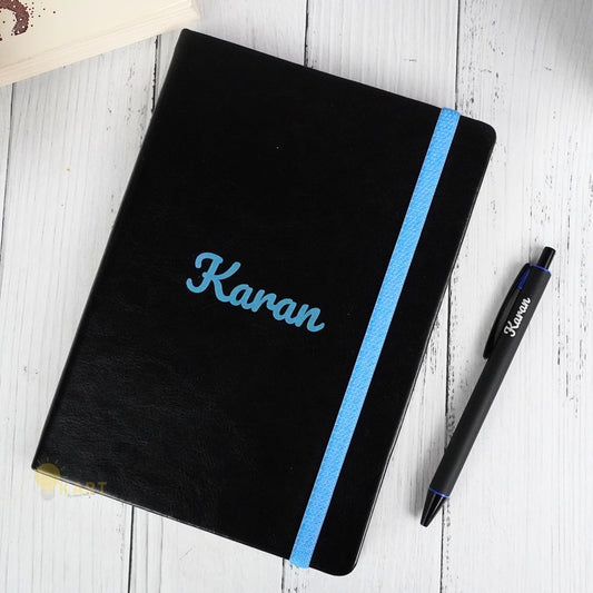 Your Name Print Diary with pen Customised