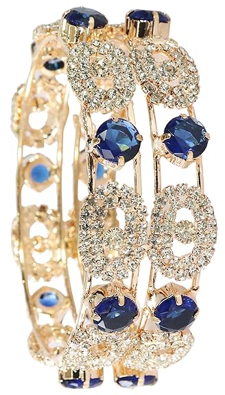 Amercian Diamond Alloy Metal Bangles