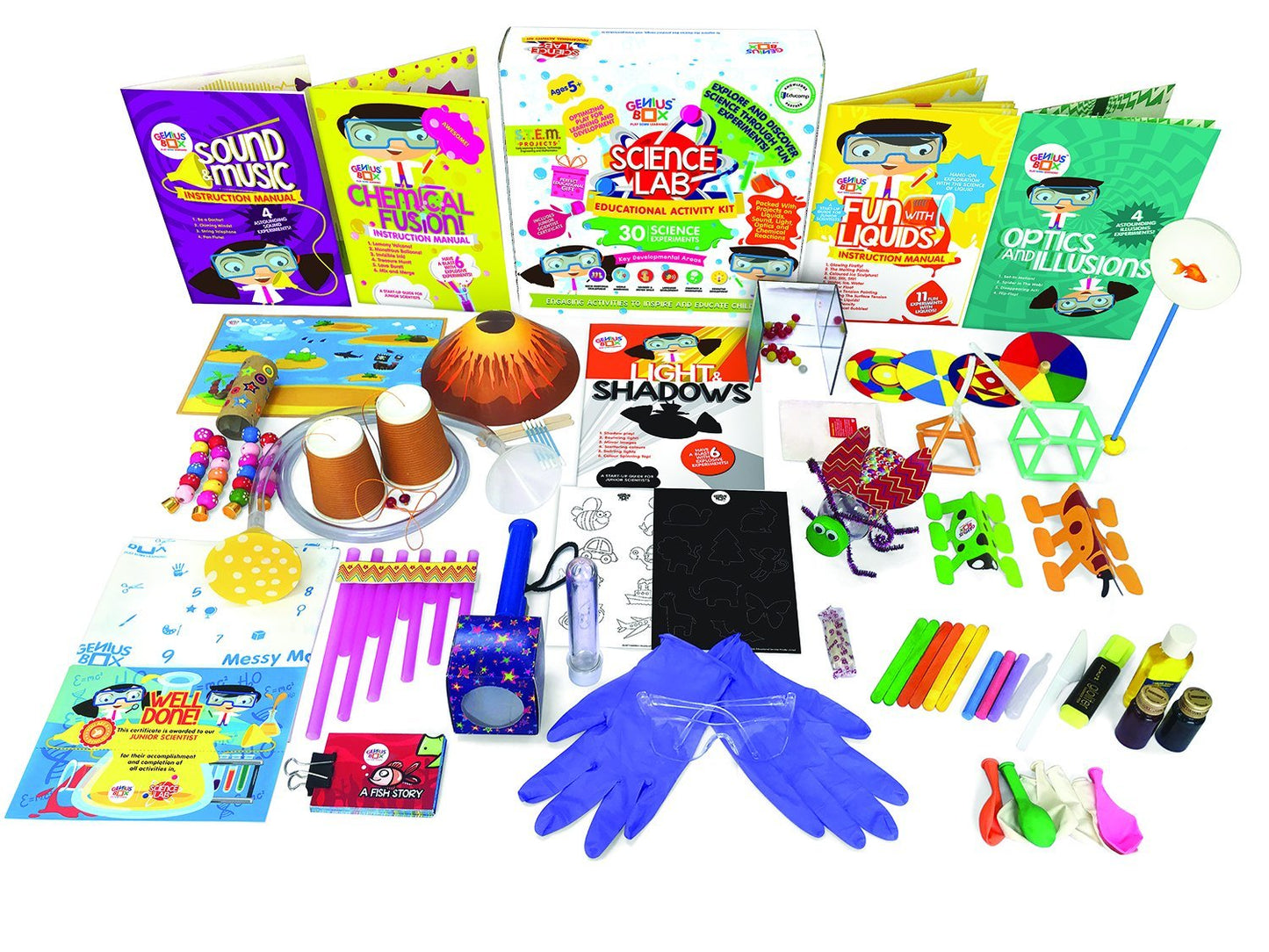 Genius Box - Play Some Learning Educational Toy For 5+ Year Age: Science Lab Diy, Activity Kit, Learning Kit, Educational Kit