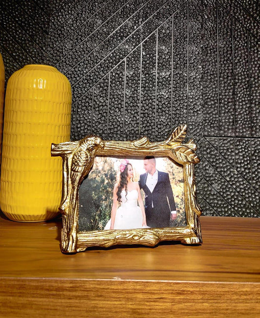 Golden Plated Photo Frame