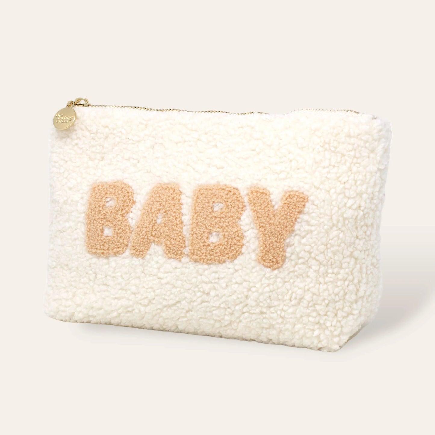 Cream Teddy Sherpa Pouch (Baby)