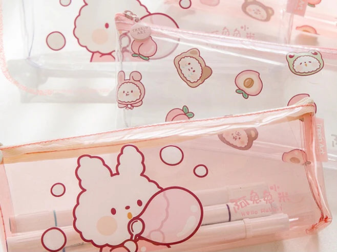 Kawaii Bubble Bunny Pencil Case