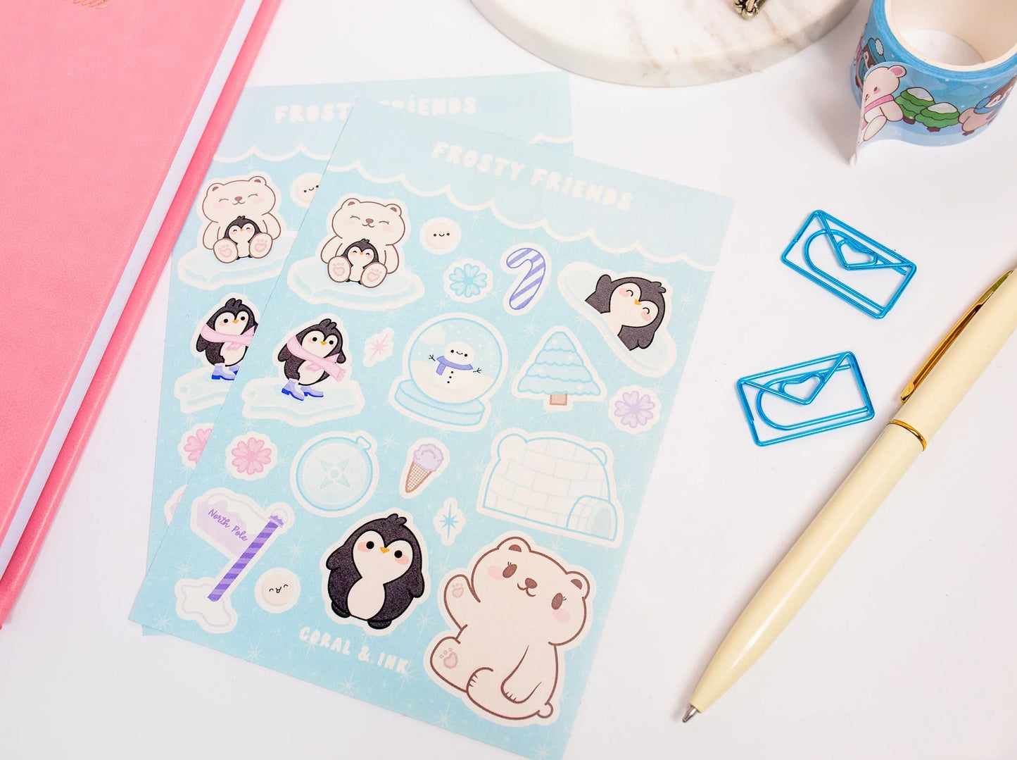 Frosty Friends Sticker Sheet