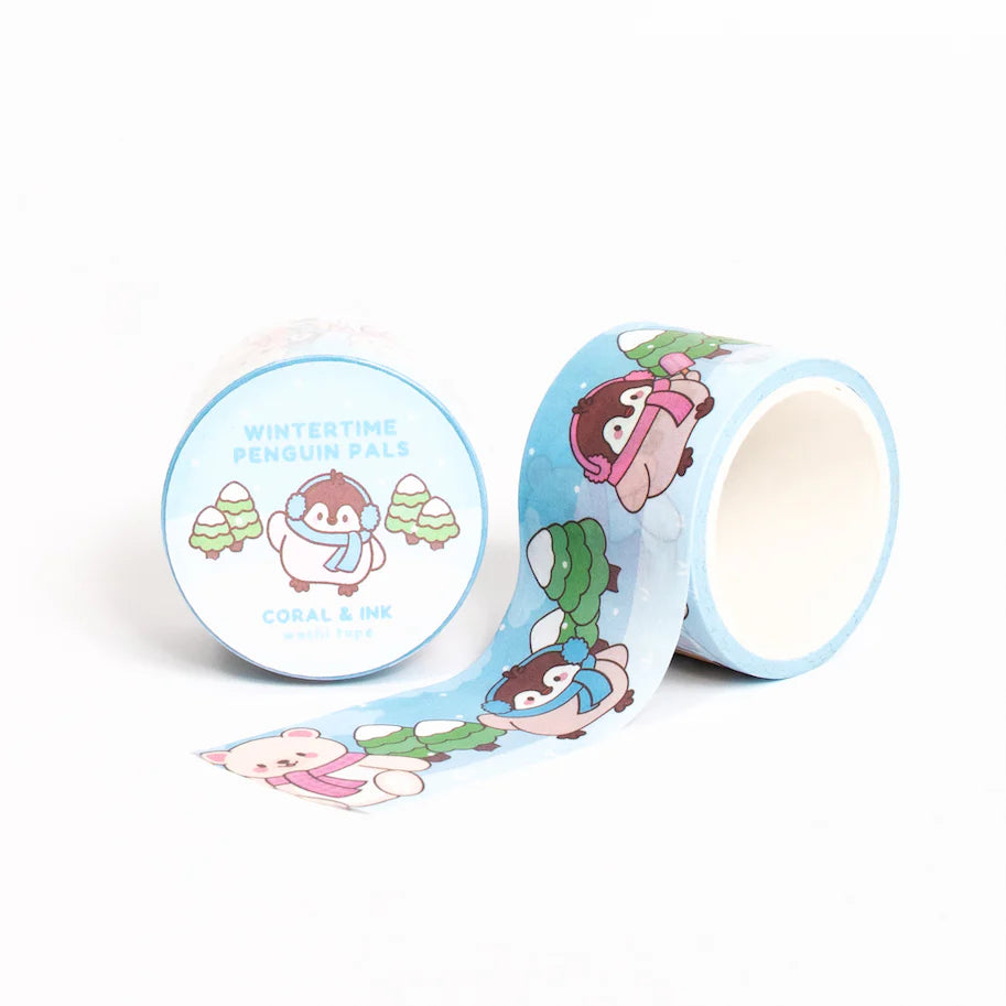 Wintertime Penguin Pals Washi Tape