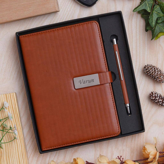 Flip Lock Personalized Diary Set