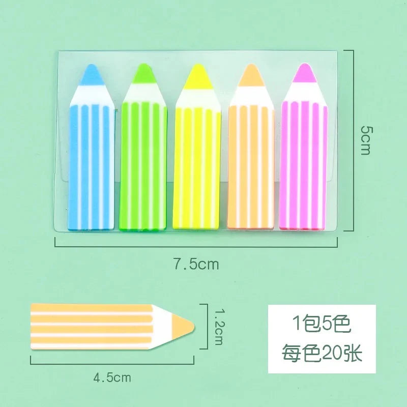 Pencil Shaped Index Page Markers