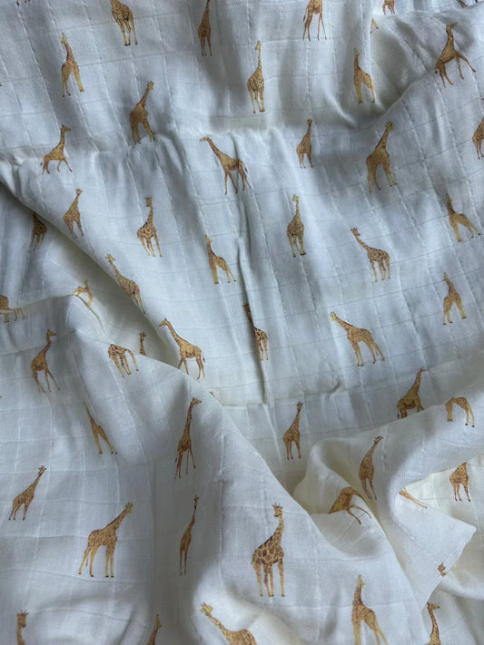 Organic Cotton Muslin Swaddle Blanket