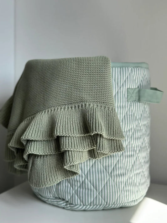 Organic Cotton Frill Blanket