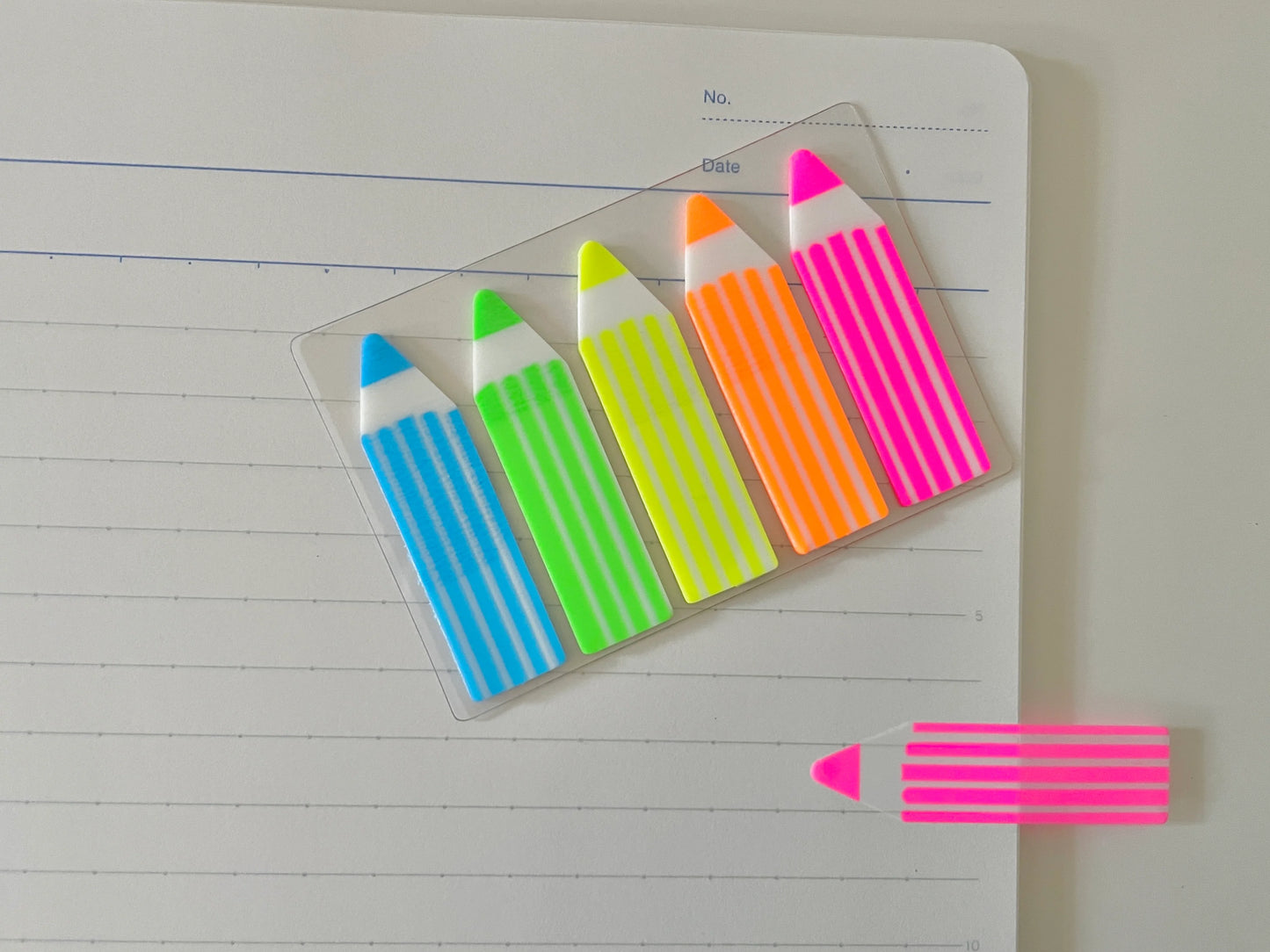 Pencil Shaped Index Page Markers