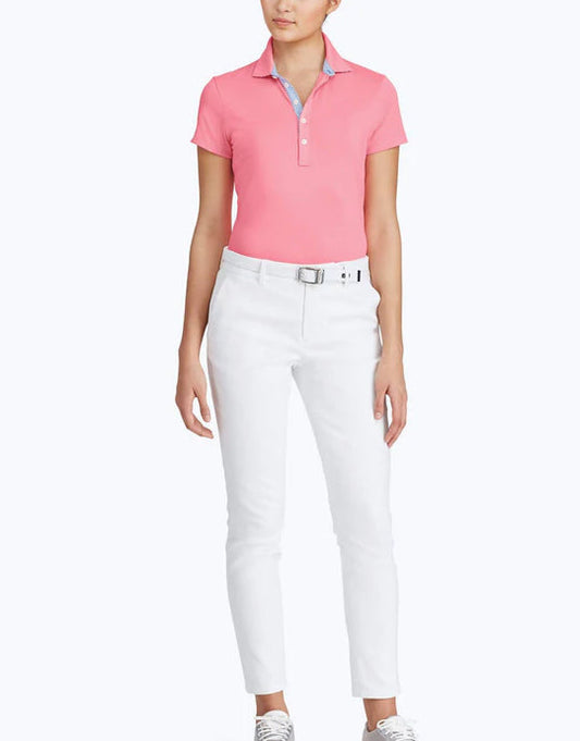 Tailored Fit Mesh-Panel Polo