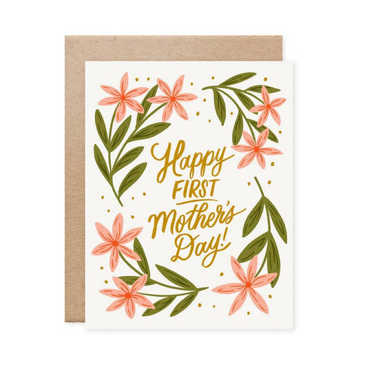 'Happy First Mother's Day' Card