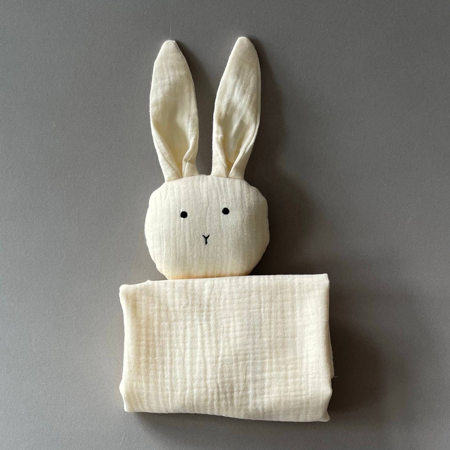 Soft Cotton Muslin Bunny Lovey