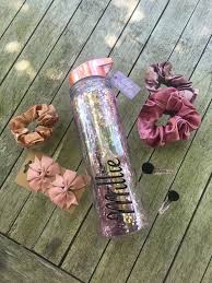 Personalised Glitter Water Bottles