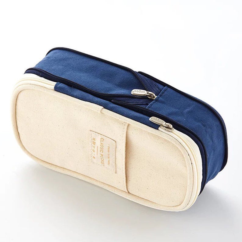 Multi Compartment Large Capacity Pencil Case