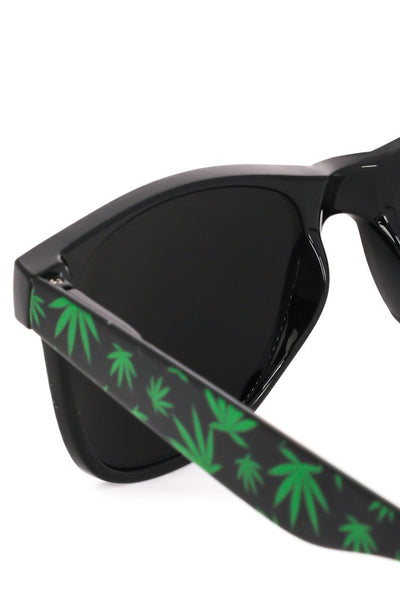 Raw Moda Cannabis Wayfarer Sunglasses